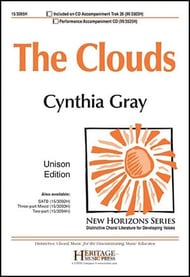 The Clouds Unison choral sheet music cover Thumbnail